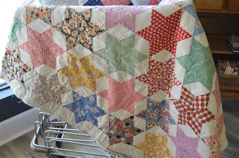 The Quilt Barn Vintage Quilt Thursday 6 Pointed Star