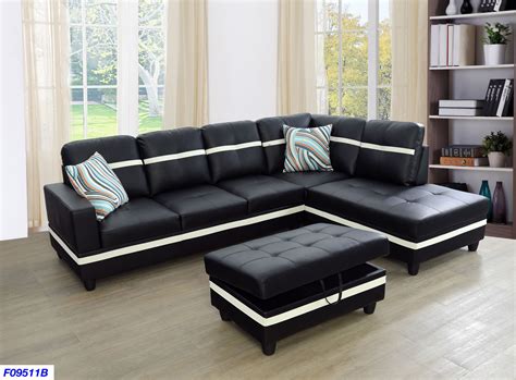 L Shape Sofa Set With Storage Baci Living Room