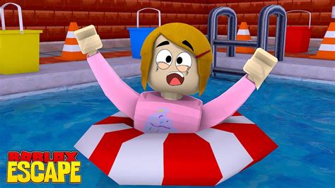 Roblox Escape The Pool Obby With Molly Youtube
