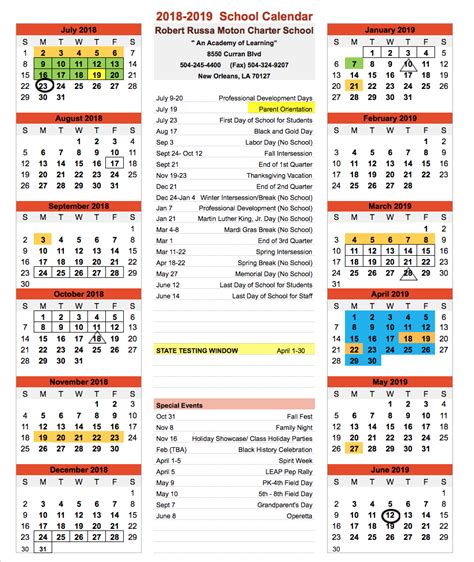 Malaysia calendar 2018 with holiday dates marked. 2018-2019 Calendar - Robert Russa Moton Charter School