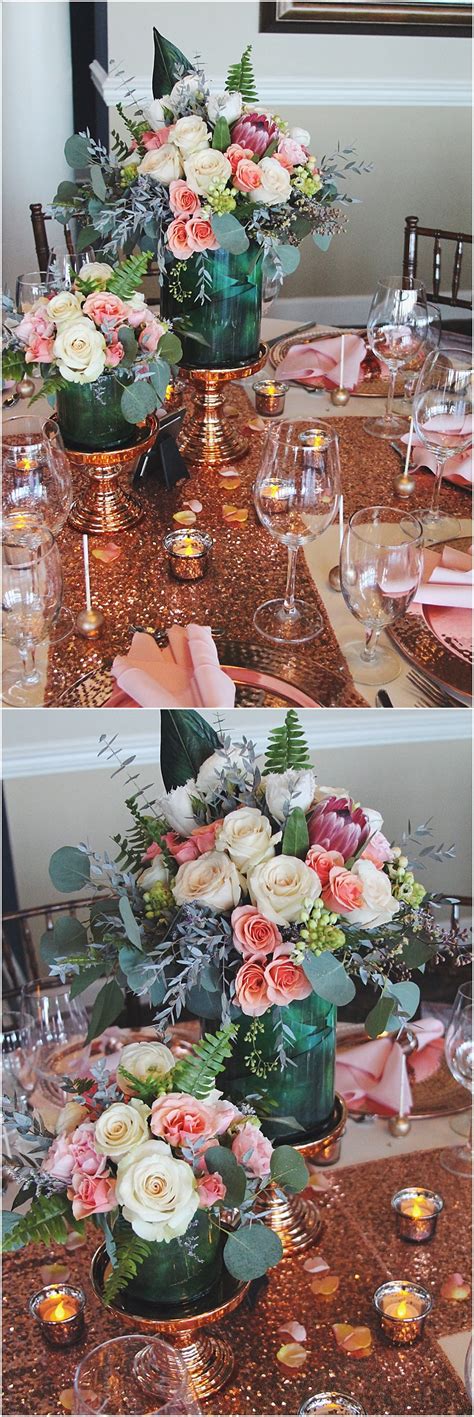 Rose Gold Sequin And Blush Wedding Inspiration Little