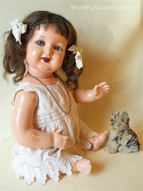 Antique German Doll With Flirting Eyes Made 1915 Marked Etsy Belles