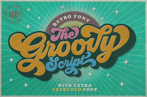 Introducing a selection of the 10 best free vintage script fonts in 2019 available for personal use. Groovy - Retro Font ~ Script Fonts ~ Creative Market