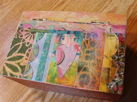 My Art Journal A New Tutorial An Altered Box Altered Boxes Art