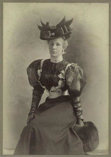Portrait Of A Woman With A Hat And Muff United States 1890s Nypl