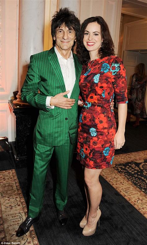 Ronnie Wood To Be A Dad Again At As His Third Wife Sally Is Pregnant With Twins Daily Mail