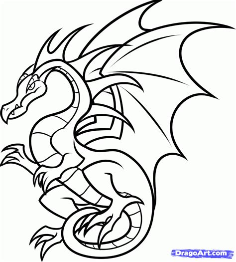 I have always loved dragons, have been reading books some of them you can work with in a drawing program and give them different colors or texture, like i. Flying Dragon Sketch | Clipart Panda - Free Clipart Images