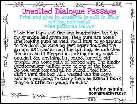 Dialogue is an underutilized tool in the college essay. Writing Dialogue Part 2: Comics and a Freebie - Young ...