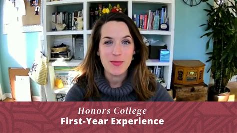Honors College First Year Experience Youtube