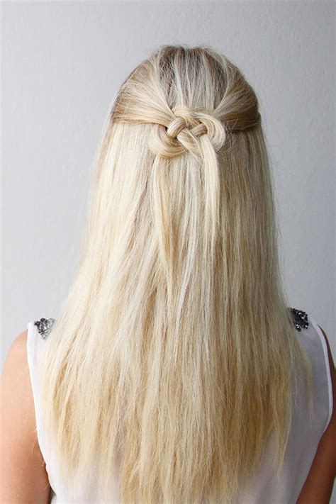Secure your braids with an elastic to create a ponytail. Easy Half-Up, Half-Down Hairstyles to Rock for Any ...