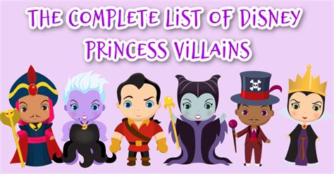 The Complete List Of Disney Villain Princesses 2022