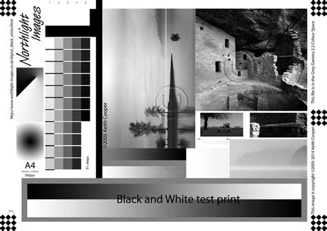 Free Test Image For Black And White Printing
