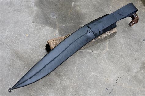 Large Greek Kopis 28 Inches Long Blade Hand Forged Kopis Etsy