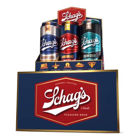 Schags Beer Can Stroker 6 Pack Assorted Foxy Bunny
