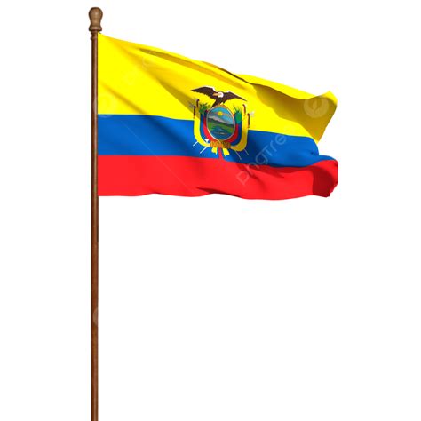 Bandera De Ecuador Con Poste Png Dibujos Bandera De Ecuador Con Poste
