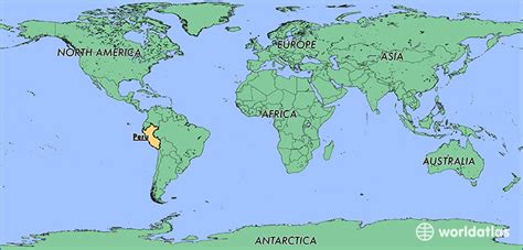 Where Is Peru Where Is Peru Located In The World Peru Map