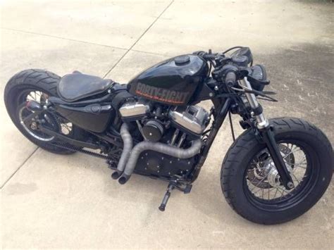 2012 Harley Davidson 48 Sportster Custom 2876 Miles Black Bobber
