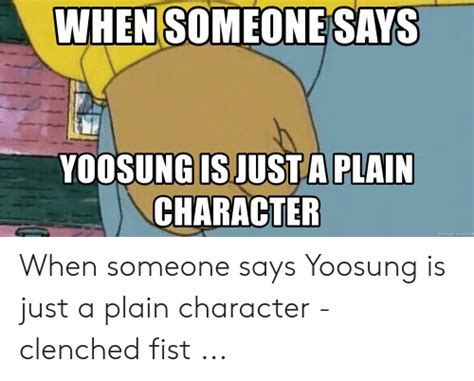 When Someone Says Yoosung Is Justa Plain Character Memegeneratornet