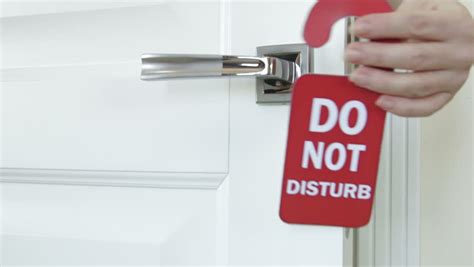 Our graphics team works together to create this artwork exclusively for us. Do Not Disturb Sign Hotel Stock Footage Video | Shutterstock