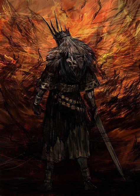 Souls Lore Gwyn Lord Of Cinder In 2019 Dark Souls Dark Fantasy
