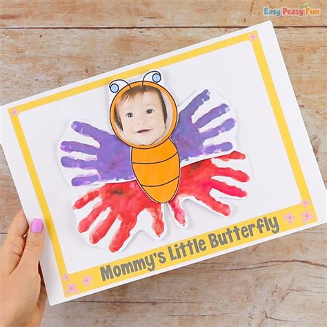 Handprint Butterfly Mothers Day Craft Easy Peasy And Fun