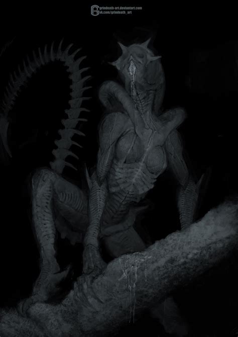 Artstation Xenomorph I Oleg Bulakh Dark Creatures Xenomorph