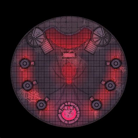 Temple Of Lolth My First Map Made With Dungeondraft 25x25