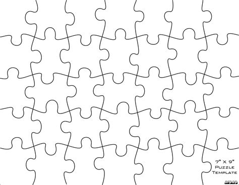 Choose a blank puzzle pieces that you'd like to use for your craft work or make your own puzzle. Pin op School Stuff
