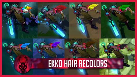 Ekko Hair Recolors Killerskins