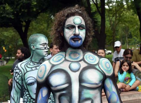 Body Painting Artists Gather In Ny