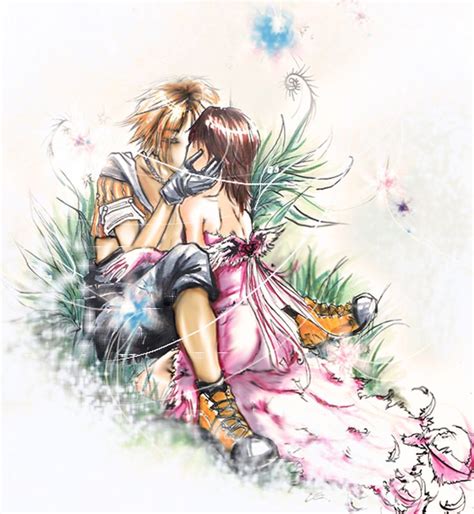 Tidus And Yuna Kiss By Zita52 On Deviantart Tidus And Yuna Final