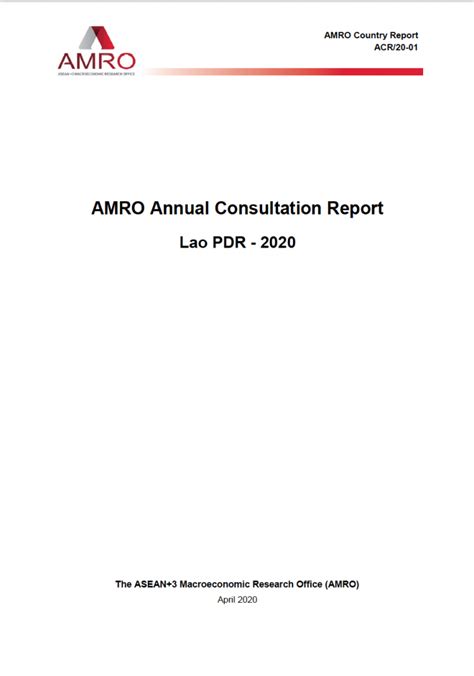 Amros Annual Consultation Report For Lao Pdr European Chamber Of