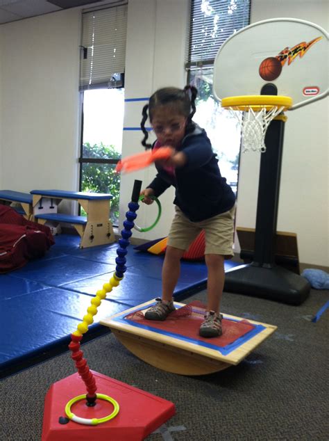 Balance Board Occupational Therapy Activities Pediatric Physical