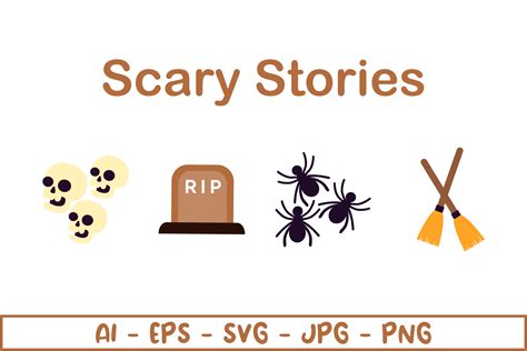 Scary Stories Graphic By Fauzia Studio · Creative Fabrica