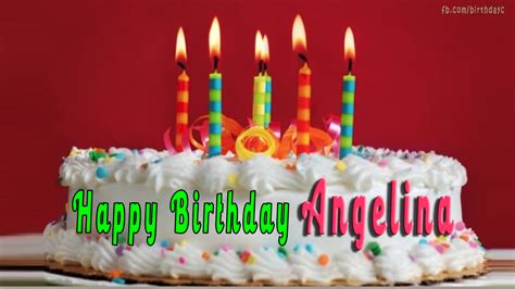 Happy Birthday Angelina Images Birthday Greeting Birthdaykim