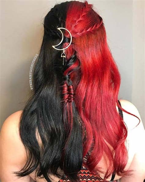 This is a gorgeous and stunning dark red ombre short hairstyle. 23 Red and Black Hair Color Ideas for Bold Women | Page 2 ...