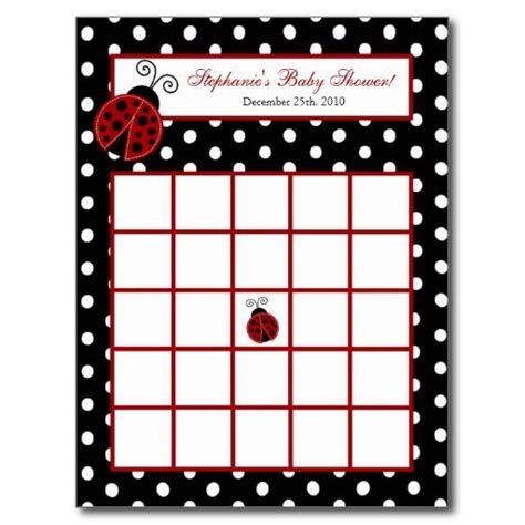 This Is Great For Writable Bingo Card Red Ladybug Post Card Writable