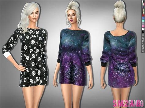 The Sims Resource 283 Galena Wide Dress By Sims2fanbg • Sims 4