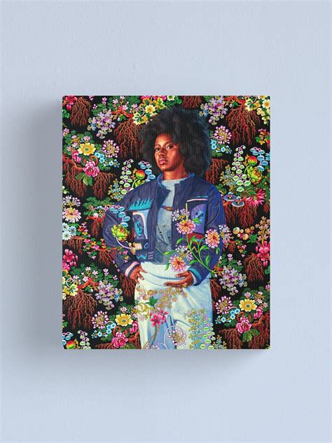 Kehinde Wiley Portrait Of Nelly Moudime Ii 2020 Canvas Print For