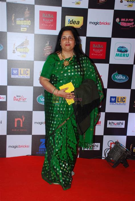 Anuradha Paudwal At 7th Mirchi Music Awards In Mumbai On 26th Feb 2015 Anuradha Paudwal