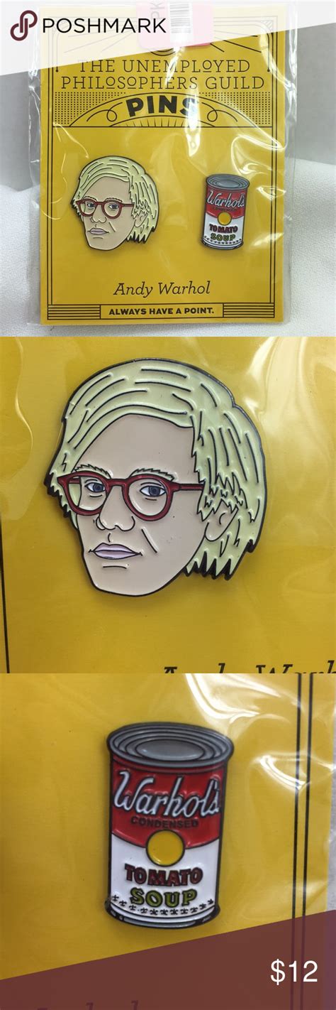 Andy Warhol Enamel Pin Set Last One Warhol Enamel Pins Andy Warhol