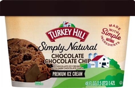 Turkey Hill Simply Natural Chocolate Chocolate Chip Ice Cream 48 Fl