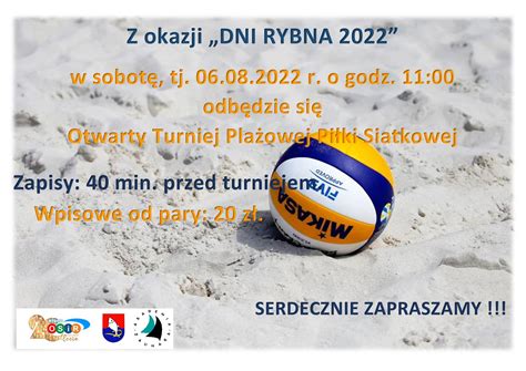 Otwarty Turniej Siatkówki Plażowej Dni Rybna turnieje plażówki