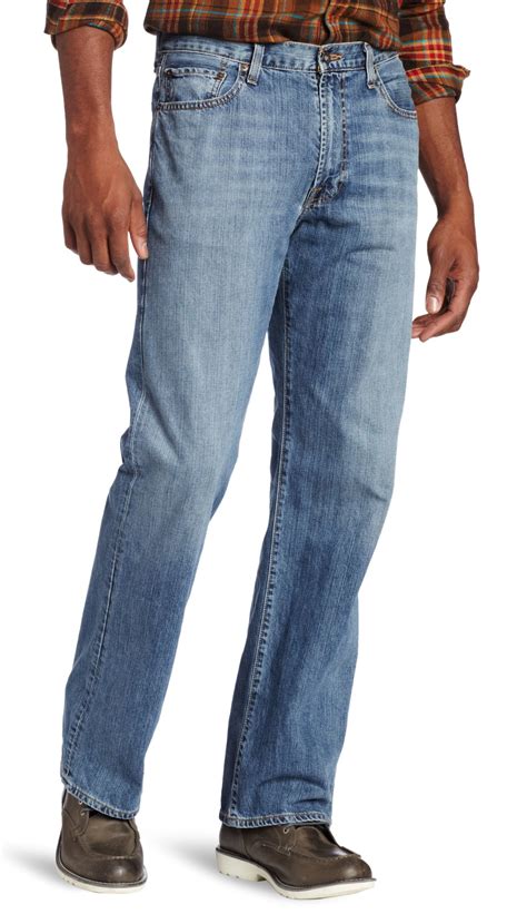Lucky Brand New Light Blue Mens Size 32 Relaxed Straight Leg Jeans
