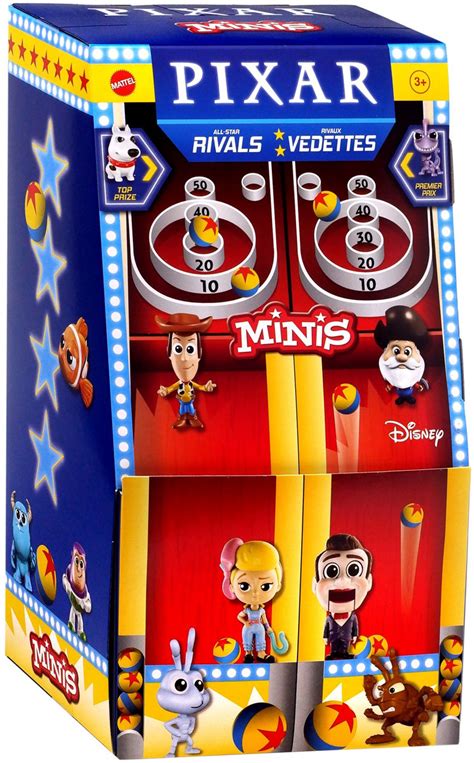 Disney Pixar Minis All Star Rivals Mystery Box 36 Packs Mattel Toywiz