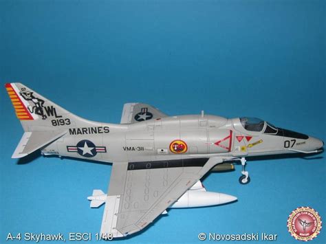 From wikimedia commons, the free media repository. A-4 Skyhawk, ESCI 1/48 | iModeler