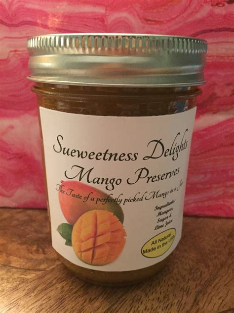 Mango Preserves Etsy