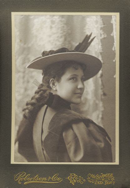 Native American Woman Photograph Wisconsin Historical Society