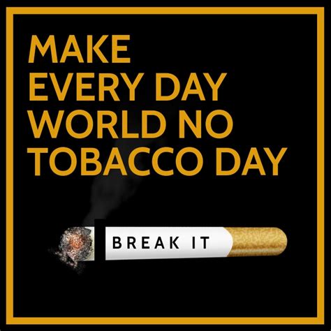 copy of make world no tobacco day template postermywall