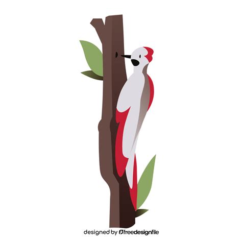 Woodpecker Wood Clipart Vector Free Download